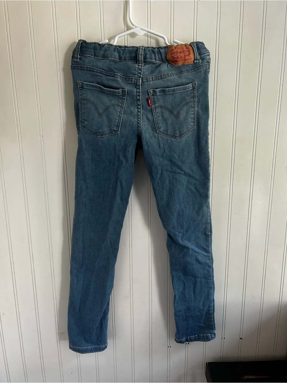 Blue Boys Stretch Skinny Jeans